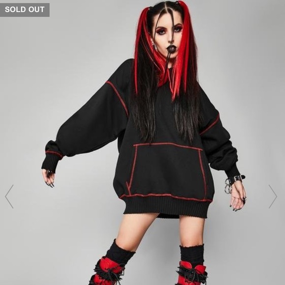 Dolls kill devil hoodie - Picture 1 of 9